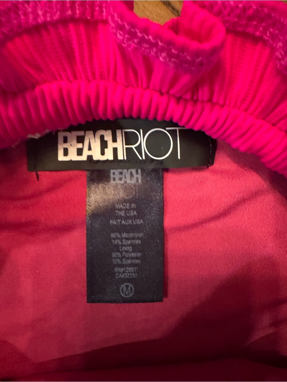 Beach Riot Pink Ruffle Bikini - Picture 2 of 4
